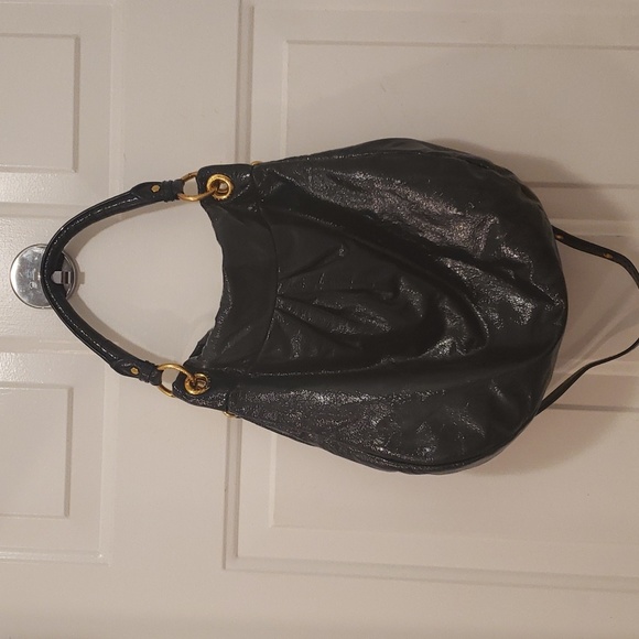 Marc by Marc Jacobs Hillier Hobo Navy Patent leather - Picture 6 of 11